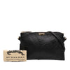 Burberry Small Grain Check Embossed Leather Chichester Crossbody Secondhand