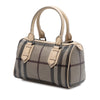 Burberry Smoke Check Coated Canvas Chester Boston Bag Secondhand