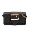 Burberry Mini Soft Grain Calfskin Buckle Crossbody Secondhand