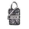 Dior Mini Plan de Paris Logo Embroidered Canvas Vertical Book Tote Secondhand