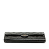 Chanel Quilted Caviar Classic Flap Long Wallet Secondhand