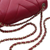 Chanel Mini Quilted Chevron Sheepskin Mademoiselle Vintage Flap Secondhand