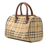 Burberry Haymarket Check Coated Canvas Boston Bag Secondhand
