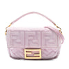 Fendi Mini Zucca Embossed Velvet Baguette Satchel Secondhand