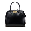 Ferragamo Leather Gancini Dome Satchel Secondhand