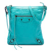 Balenciaga Lambskin Motocross Classic Flat Crossbody Secondhand