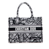 Dior Medium Canvas Embroidered Plan De Paris Book Tote Secondhand