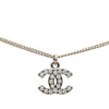 Chanel CC Brass Strass Pendant Necklace Secondhand