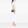 Ferragamo Metallic Calfskin Chain Shoulder Bag Secondhand
