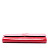 Saint Laurent Large Textured Patent Monogram Belle De Jour Clutch Secondhand