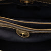 Burberry Medium Metallic Leather and House Check Banner Satchel Secondhand