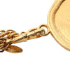 Chanel CC Gold Plated Centaur Medallion Pendant Necklace Secondhand
