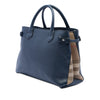 Burberry Medium Leather and House Check Banner Satchel Secondhand