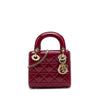 Dior Mini Patent Cannage Lady Dior Secondhand