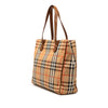 Burberry Haymarket Check Canvas Tote Secondhand