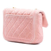 Chanel Mini Quilted Velvet Double Frame Flap Secondhand