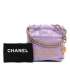 Secondhand Chanel Mini Shiny Calfskin 22 Handbag