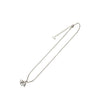 Dior Silver Finish Dangling Letters Pendant Necklace Secondhand