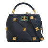 Secondhand Valentino Small Nappa Roman Stud The Handle Bag