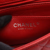 Chanel CHANEL Mini Matelasse Shoulder Bag leather Calfskin (cowhide) Red Used Women Secondhand
