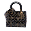 Dior Medium Patent Cannage Studded Supple Lady Dior Secondhand