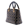 Dior Medium Patent Cannage Studded Supple Lady Dior Secondhand