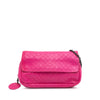 Bottega Veneta Small Calfskin Intrecciomirage Embossed Butterfly Chain Crossbody Secondhand