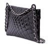 Chanel Quilted Patent Geometric Kaleidoscope Shoulder Bag Secondhand