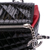 Chanel Quilted Patent Geometric Kaleidoscope Shoulder Bag Secondhand