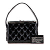 Secondhand Chanel Quilted Patent Leather Box Handbag