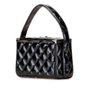 Secondhand Chanel Quilted Patent Leather Box Handbag
