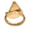 Louis Vuitton Gold Plated and Resin Love Boat Cocktail Ring Secondhand