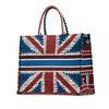 Dior Large Canvas French Flag Book Tote Secondhand