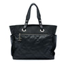 Chanel Paris Biarritz Large Quilted Coated Canvas and Nylon Tote Secondhand