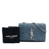 Secondhand Saint Laurent Small Denim Monogram Kate Crossbody