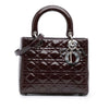 Dior Medium Patent Cannage Lady Dior Secondhand