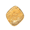 Chanel CC Gold Plated Diamond Engraved Brooch Secondhand