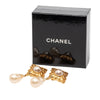 Chanel CC Gold Plated  Faux Pearl Drop Clip On Earrings Secondhand
