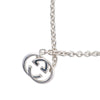 Gucci Sterling Silver Interlocking G Pendant Necklace Secondhand