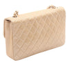 Chanel Small Quilted Iridescent Lambskin Pearl CC Crystal Flap Secondhand