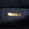 Miu Miu Matelasse Embroidered Denim Shoulder Bag Secondhand