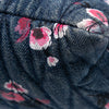 Miu Miu Matelasse Embroidered Denim Shoulder Bag Secondhand