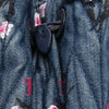 Miu Miu Matelasse Embroidered Denim Shoulder Bag Secondhand