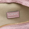 LOEWE Embossed Leather Anagram Repeat T Clutch Secondhand