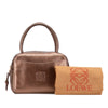 LOEWE Metallic Leather Anagram Handbag Secondhand