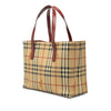 Secondhand Burberry Haymarket Check Coated Canvas Tote