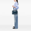 Celine Crinkled Patent Macadam Shoulder Bag Secondhand