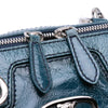 Celine Crinkled Patent Macadam Shoulder Bag Secondhand