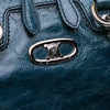 Celine Crinkled Patent Macadam Shoulder Bag Secondhand