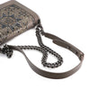 Chanel Old Medium Metallic Goatskin Crystal Boy Flap Secondhand